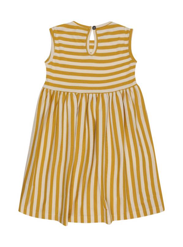 Mustard yellow outlet striped dress